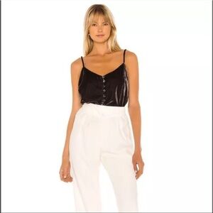 Cupcakes and Cashmere Delaine Velvet Cami Small